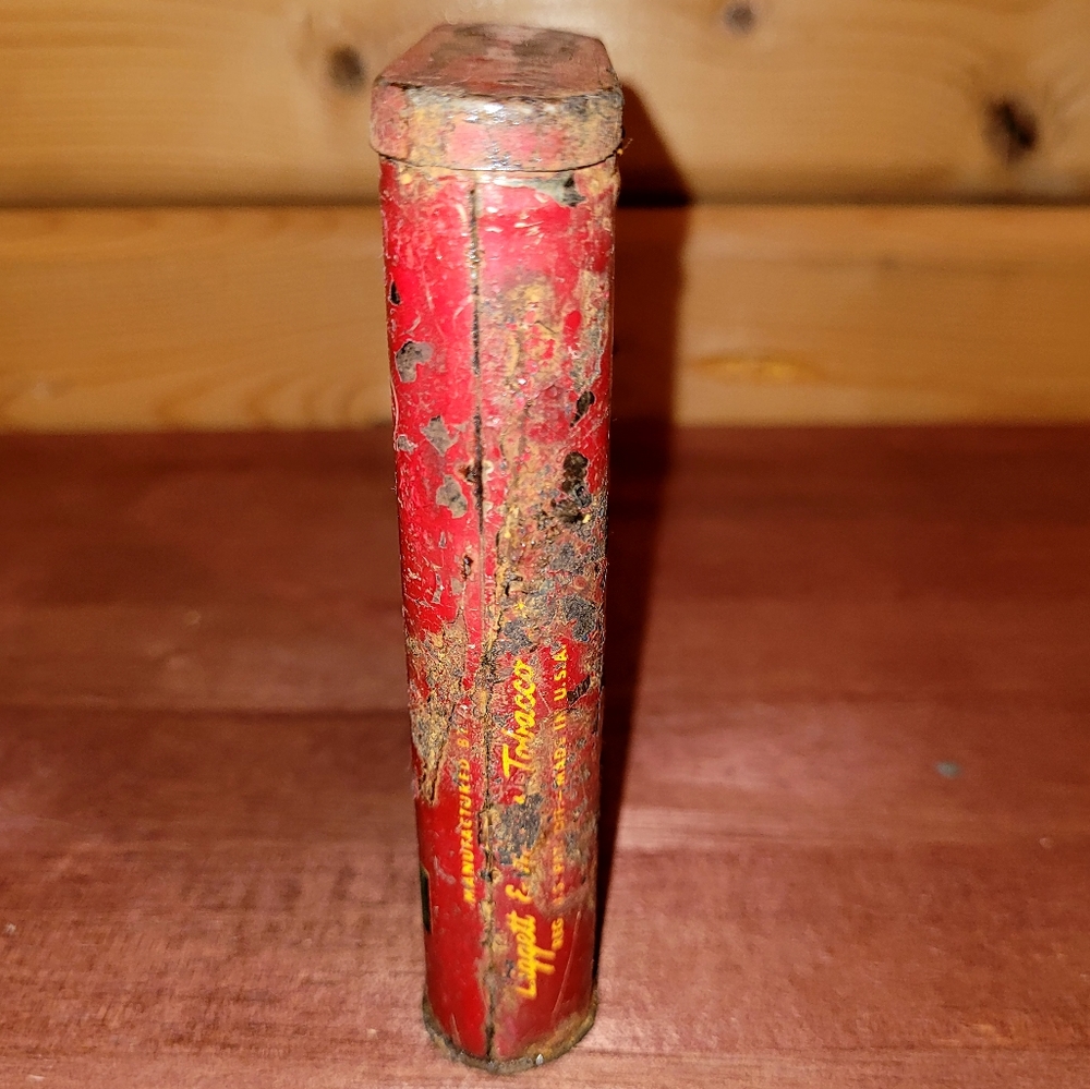 Vintage Velvet Tobacco Tin "Made from the best sun ripened Kentucky Burley..." - Picture 2 of 11